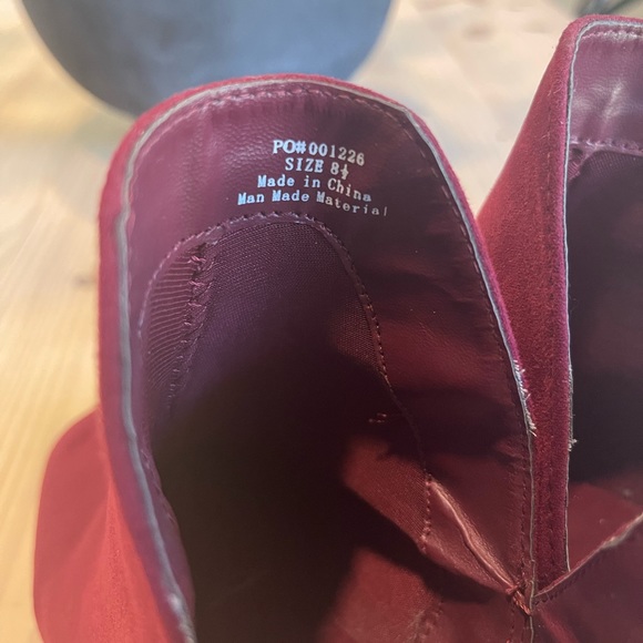 Red Booties - 8.5 - Picture 3 of 5